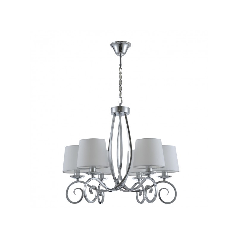 Lámpara Veracruz 6xE14 cromo Fabrilamp